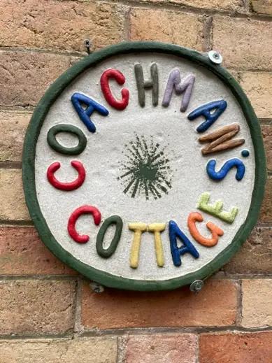 Coachman's Cottage Name Plaque