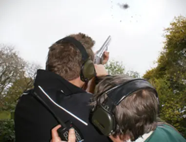 clay pigeon shooting